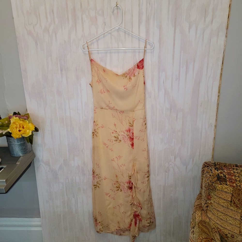 Lulu's Floral Print Dress Small